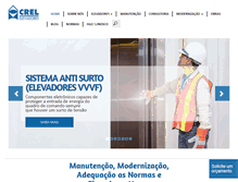 Tablet Screenshot of crel.com.br
